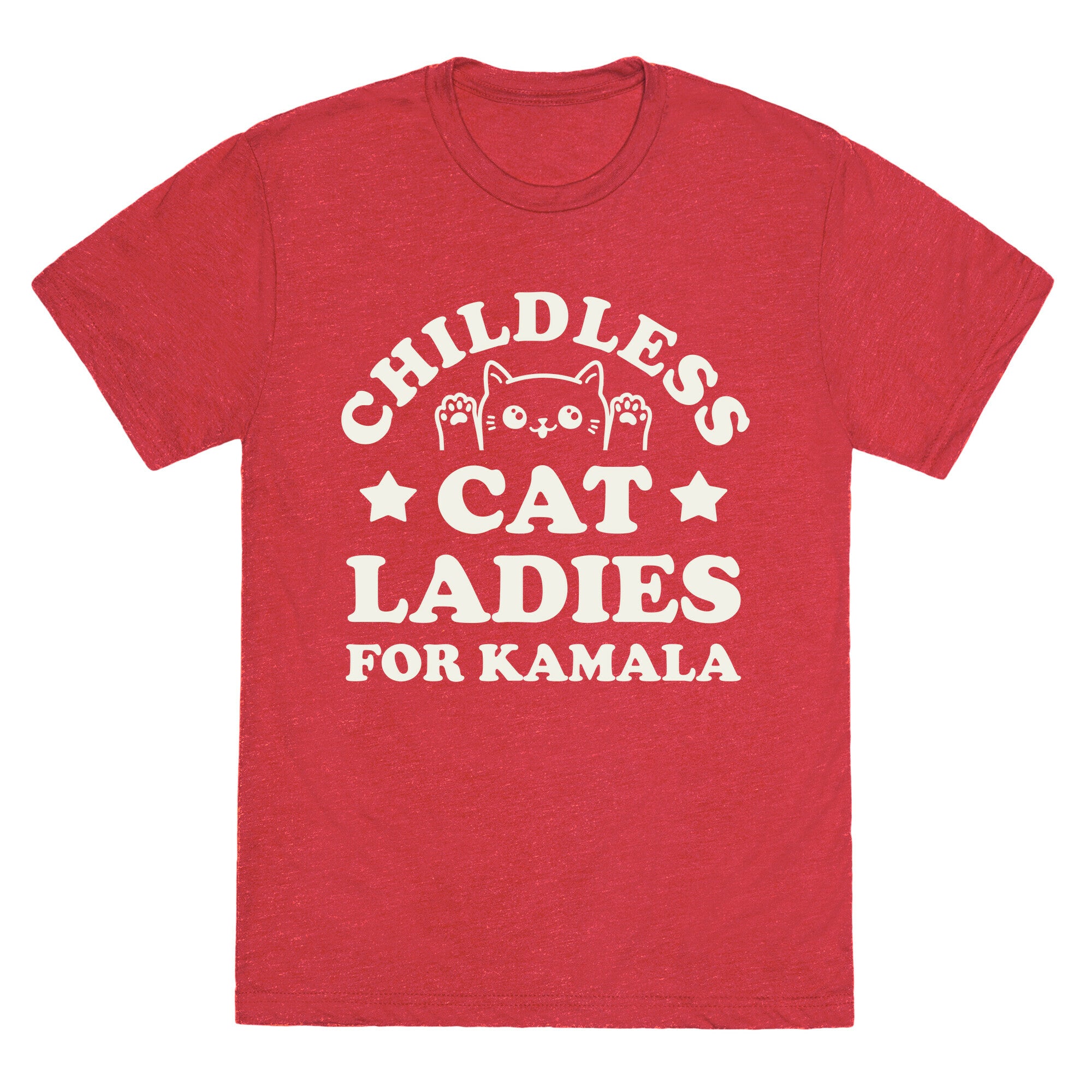Childless Cat Ladies for Kamala Unisex Triblend Tee